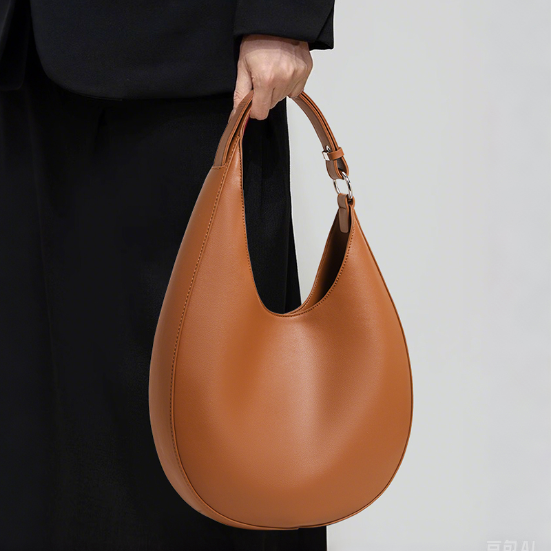 Half Moon Crescent - AIDRANI Women's Genuine Leather Cowhide Irregular