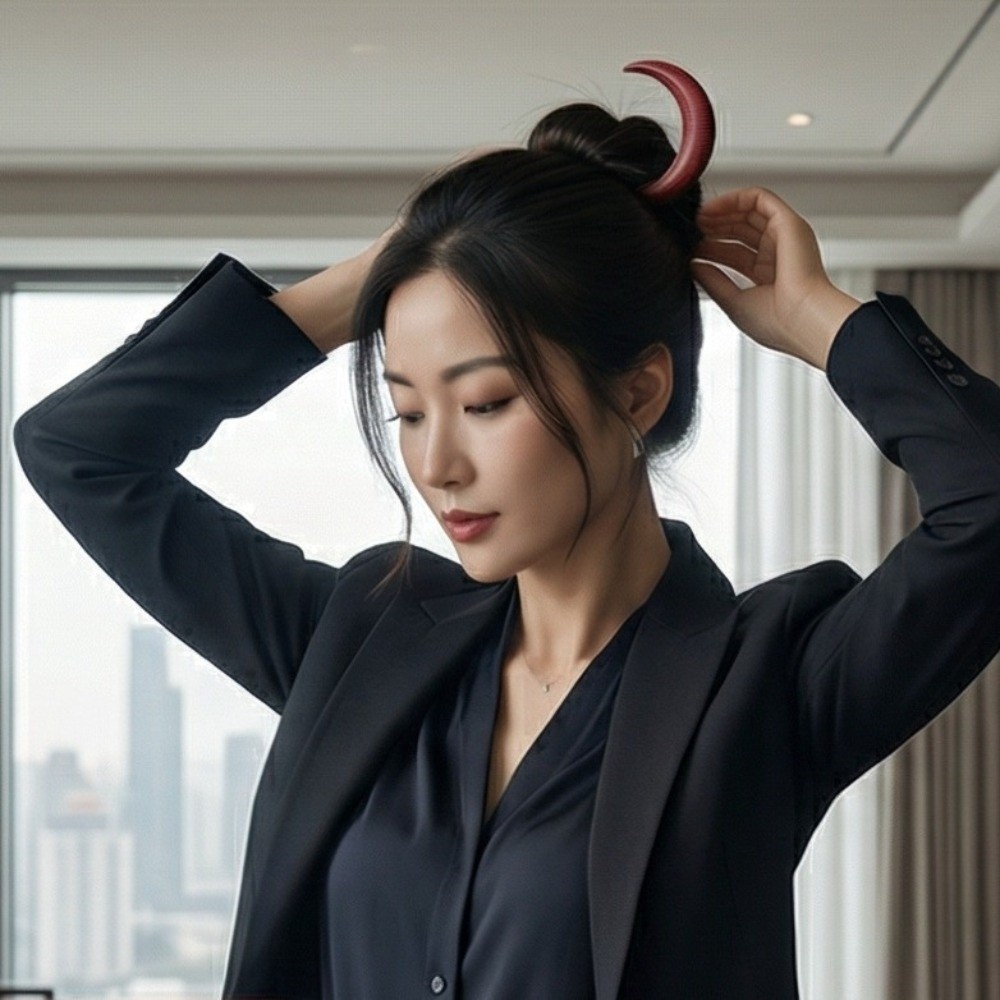 Fashion Elegant Crescent Hair  - огляд і ціна Half Moon Crescent