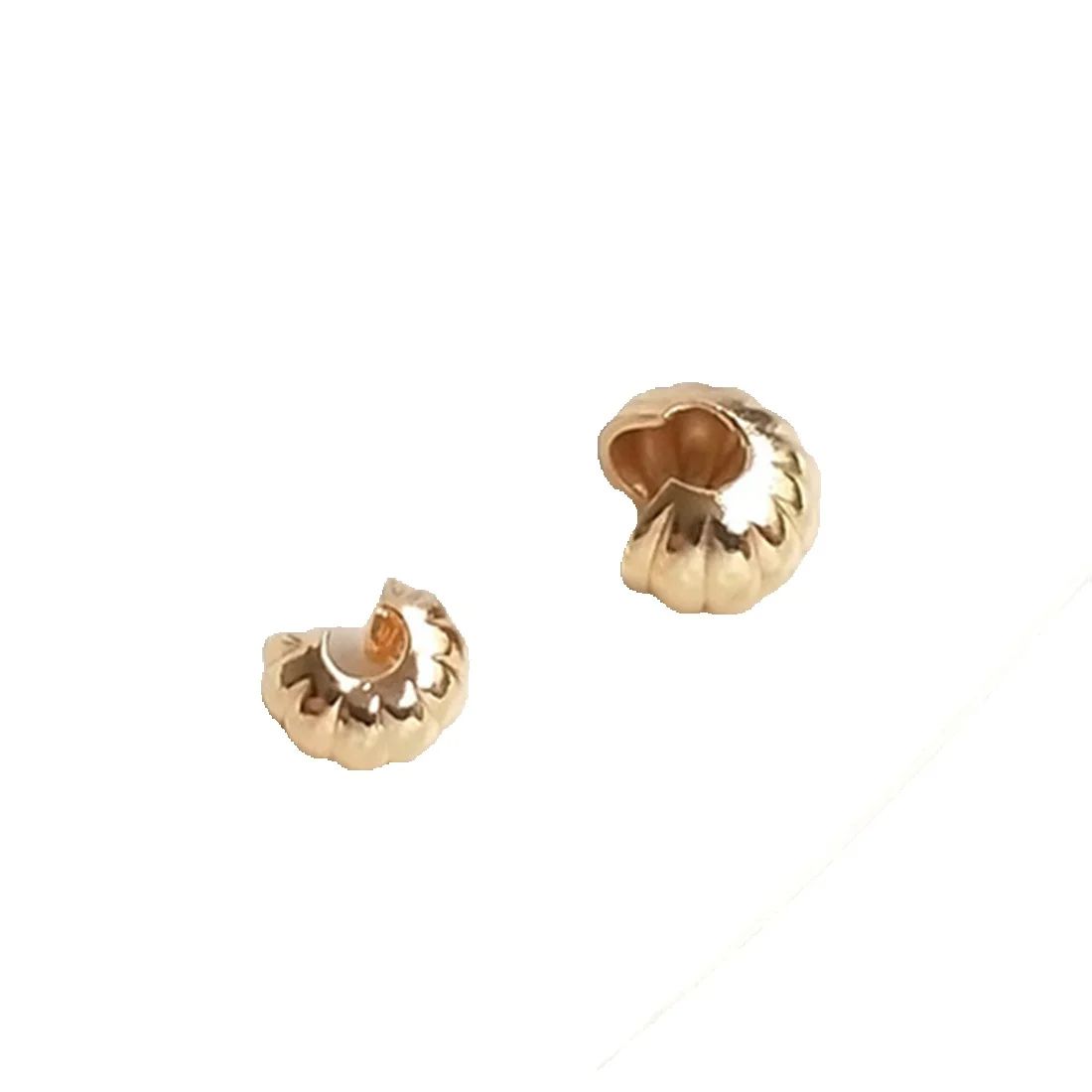 14K True Gold Pumpkin Pattern  - огляд і ціна Half Moon Crescent