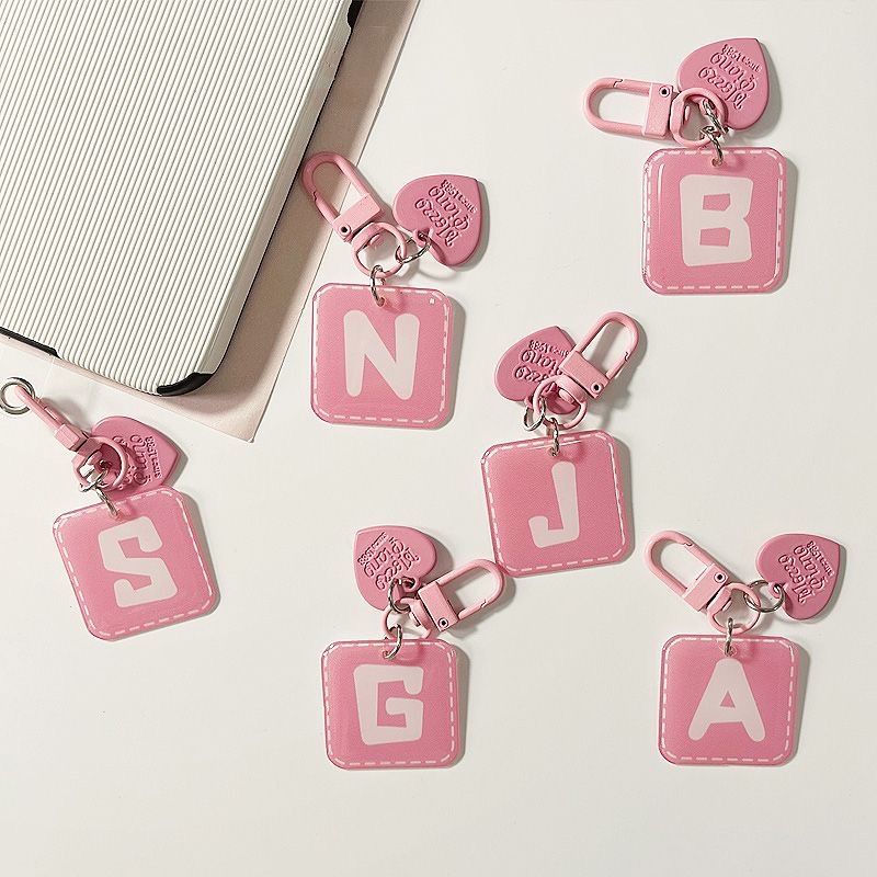 Pink Heart-Shaped English Lett - огляд і ціна Women Bags Ysl