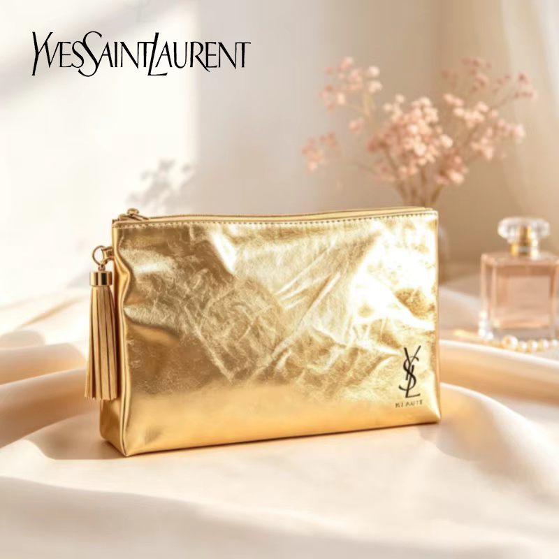 YSL Golden Cosmetic Bag, Porta - огляд і ціна Women Bags Waterproof