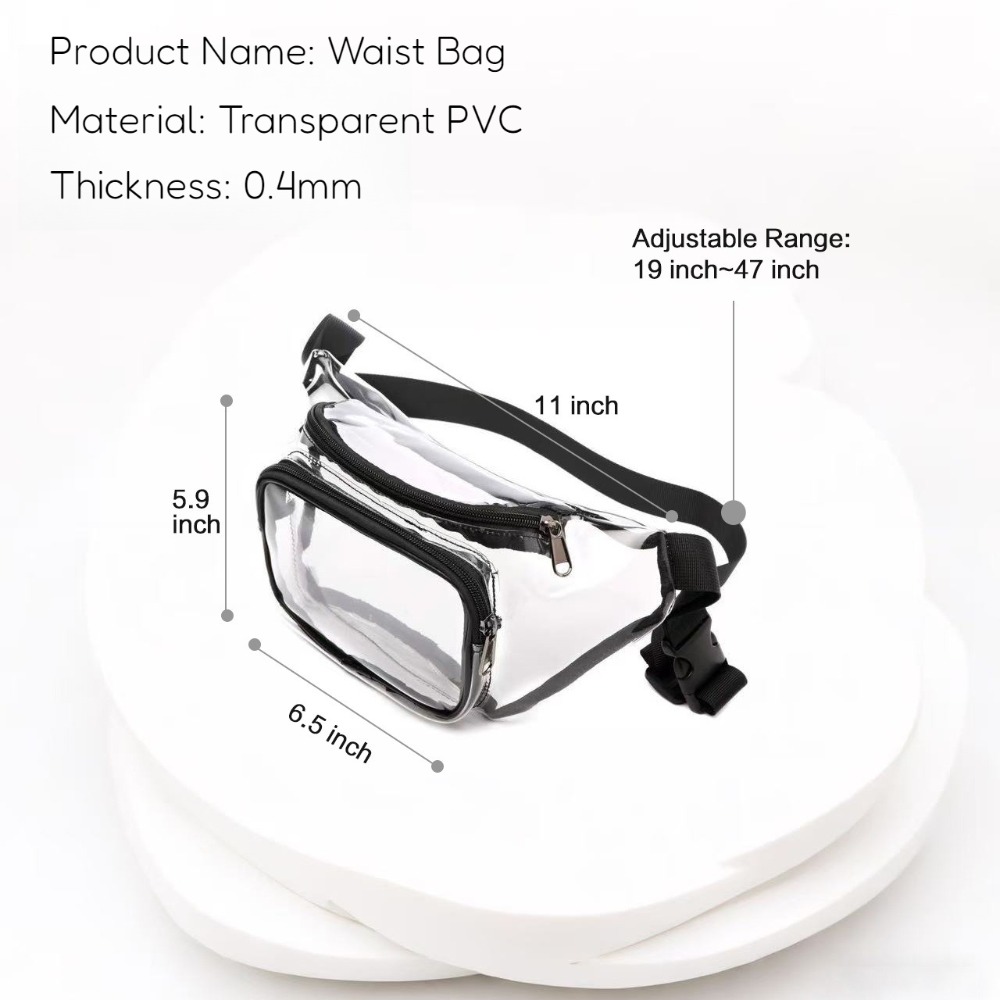 Clear Fanny Pack Transparent P - огляд і ціна Women Bags Waterproof