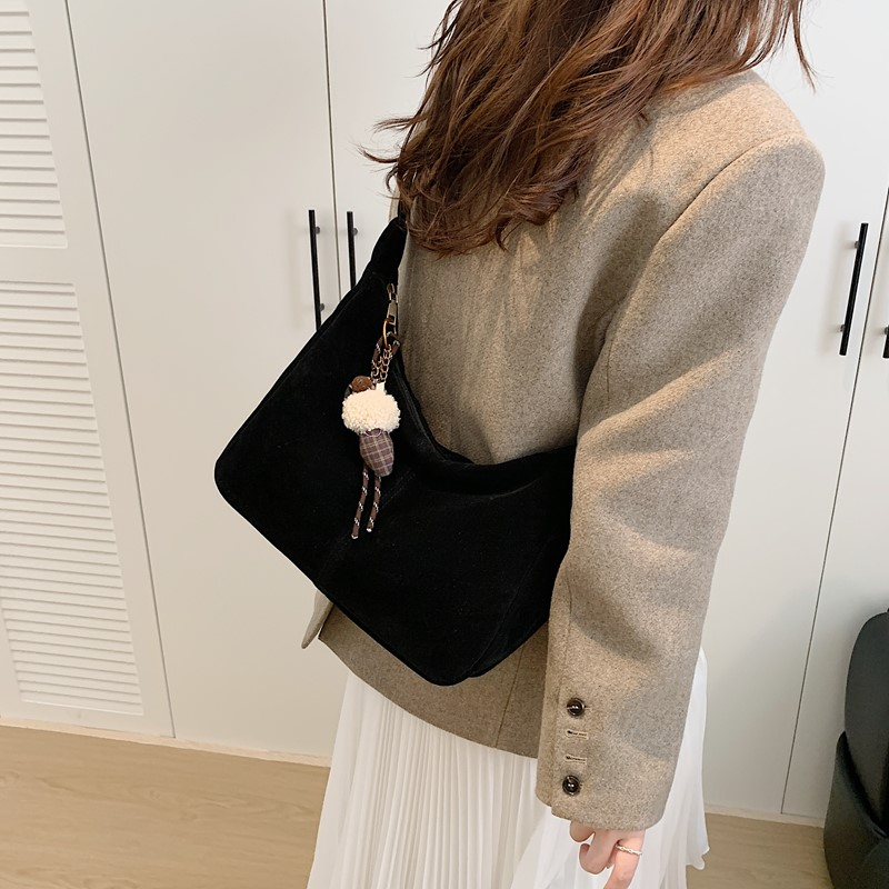 Faux Suede Solid Color Shoulde - огляд і ціна Women Bags Branded Sale
