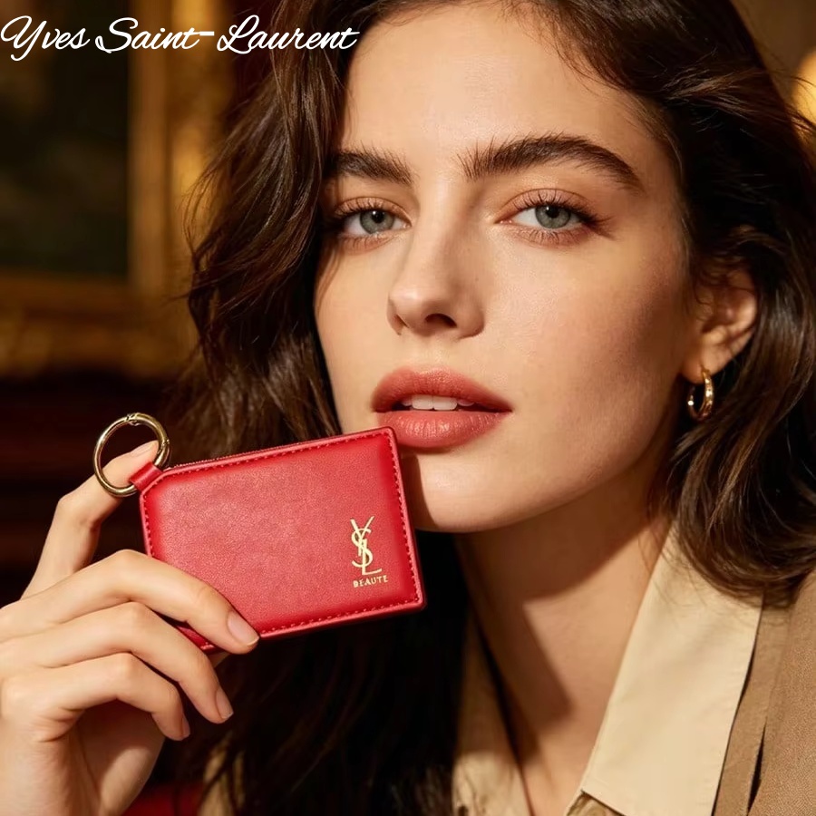 YSL  Red Leather Square Mini P - огляд і ціна Women Bags Ysl