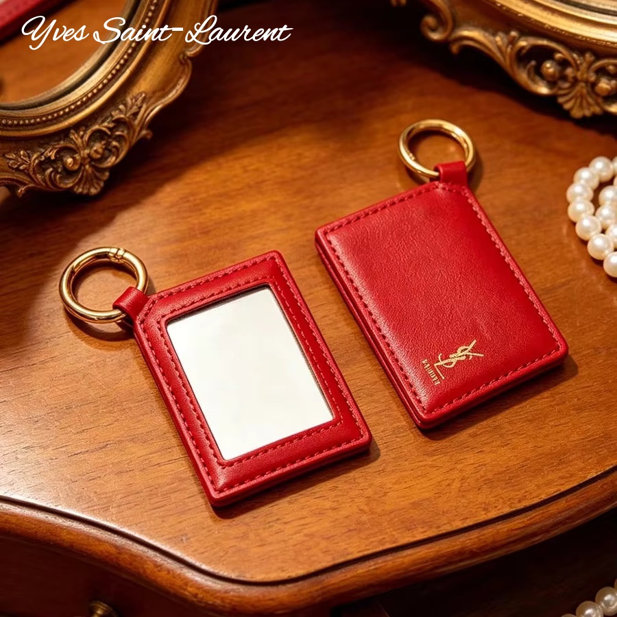YSL  Red Leather Square Mini P - огляд і ціна Women Bags Ysl