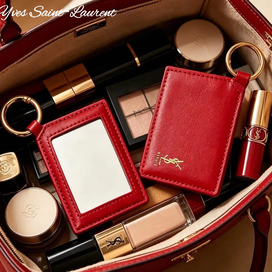 YSL  Red Leather Square Mini P - огляд і ціна Women Bags Ysl