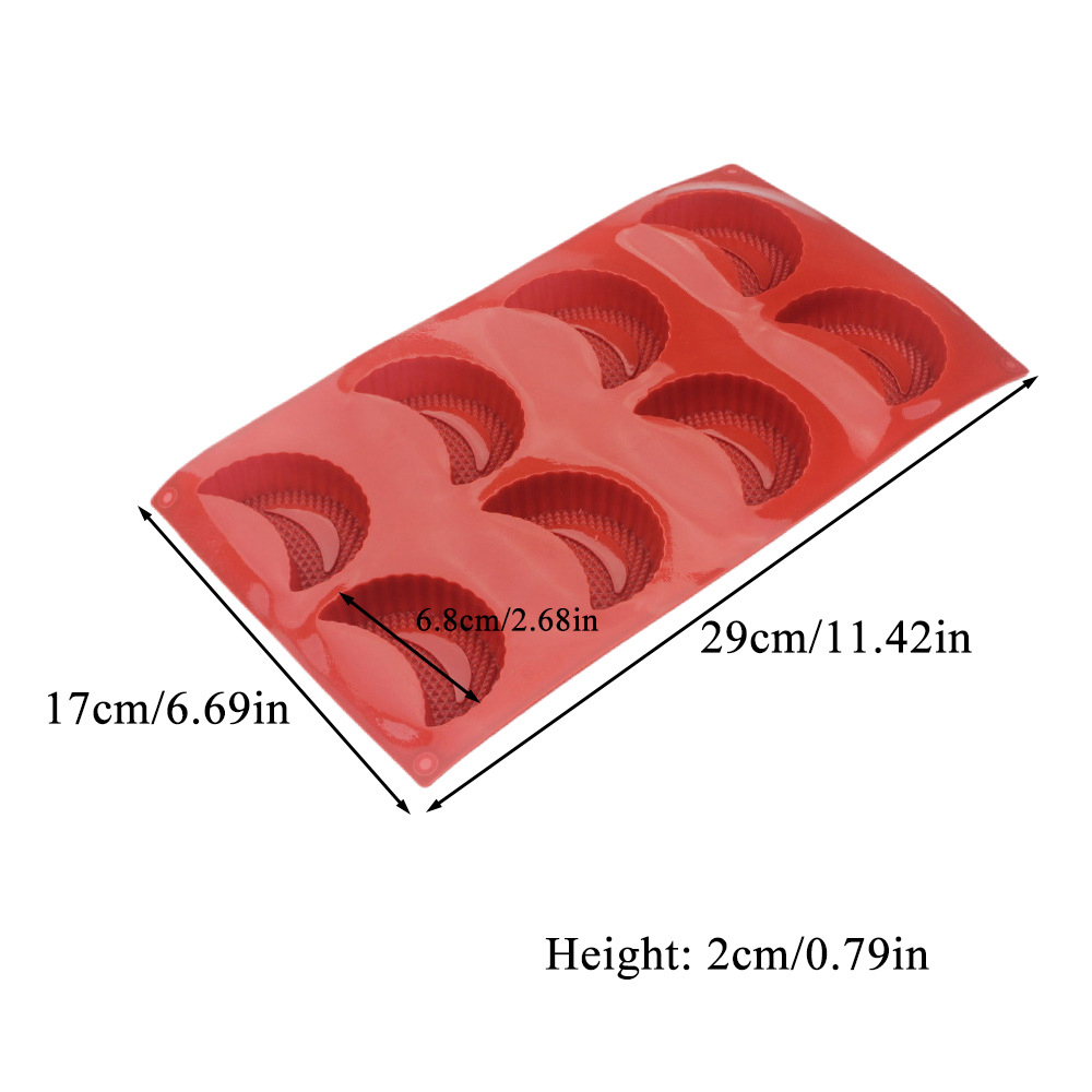 8 Hole Crescent Grid Silicone  - огляд і ціна Half Moon Crescent